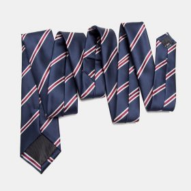 Men ties necktie Men's vestidos business wedding tie Male Dress legame gift gravata England Stripes JACQUARD WOVEN 6cm 2