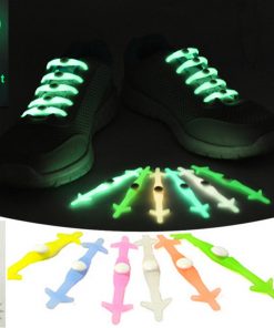 12Pcs/Set Fashion Unisex Women Men Athletic Running Needn't to Tie Lazy Shoelaces Elastic Silicone Shoe Lace All Sneakers Strap