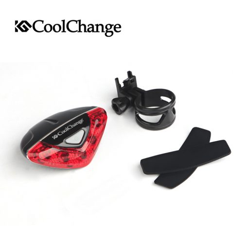 CoolChange Bicycle Rear Tail light Red LED Flash Lights Cycling Night Safety Warning Lamp Bike Outdoor tail light Accessories 5