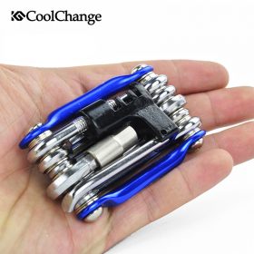 CoolChange 11 in 1 Multifunction Bicycle Repair Tools Cycling Chain Rivet Extractor Hexagon Wrench Bike Repair Tool Accessories 2