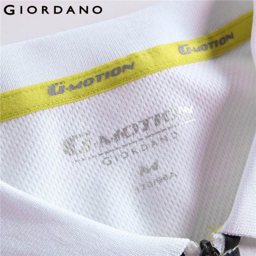 Giordano Men Fast Dry Polo Pique Men Polo Shirt Zip Placket Tops For Men Summer Short Sleeve Camisa Polo Masculina 5
