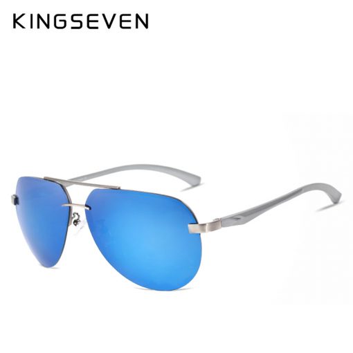KINGSEVEN Aluminum Magnesium Polarized Sunglasses Men Driver Mirror Sun glasses Male Fishing Female Eyewear For Men 3