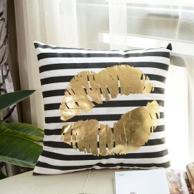 GIANTEX Simple Bronzing Cushion Cover Decorative Pillowcase Home Decor Sofa Throw Pillow Cover 45x45cm U1331 5