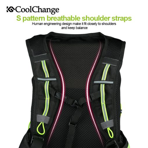 CoolChange Bike Bag Ultralight Waterproof Sports Breathable Backpack Bicycle Bag Portable Folding Water Bag Cycling Backpack 3