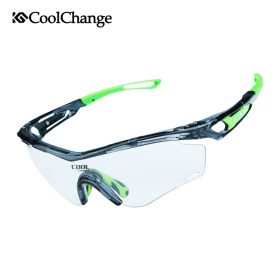 CoolChange Photochromic Polarized Cycling Glasses Bike Eyewear Sports Sunglasses MTB Bicycle Goggles Riding Fishing Myopia Frame
