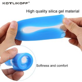 KOTLIKOFF Silicone Gel U-Shape Plantar Fasciitis Heel Protector Heel Spur Cushion Pad Shoe Inserts Insole for Men Women 1