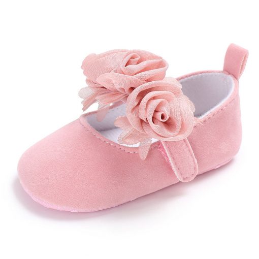 Infant Newborn Soft Sweet Mary Jane Baby Shoes Kids Wedding Party Dress Footwear Children Princess First Walker Baby Girl Shoes 2