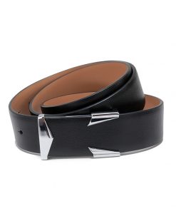 Belts Mens Belt Cowskin Strap Cowboy Genuine Leather Cowskin Man Black Stretch Buckles For Dress Luxury Brand Ratchet Reversible 1
