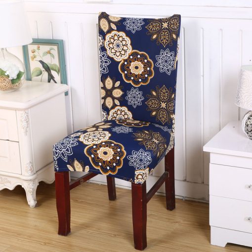 GIANTEX Floral Print Elastic Chair Cover Home Decor Dining Spandex Stretch Chair Cover For Weddings Banquet Hotel Washable U1065 5