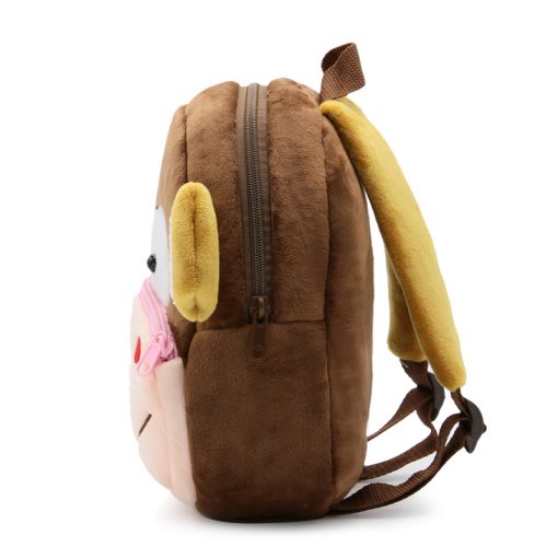 2017 Plush Children Backpacks Kindergarten Schoolbag 3D Cartoon Monkey Animal Kids Backpack Children School Bags for Girls Boys 3
