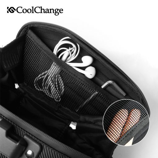 CoolChange Bicycle Saddle Bag Waterproof MTB Bike Rear Bag Reflective Cycling Rear Seat Tail Large Bag Bike Accessories 2