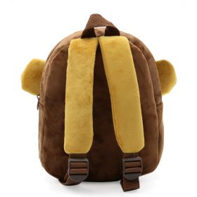 2017 Plush Children Backpacks Kindergarten Schoolbag 3D Cartoon Monkey Animal Kids Backpack Children School Bags for Girls Boys 4