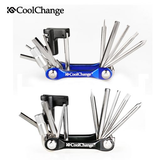 CoolChange 11 in 1 Multifunction Bicycle Repair Tools Cycling Chain Rivet Extractor Hexagon Wrench Bike Repair Tool Accessories 3