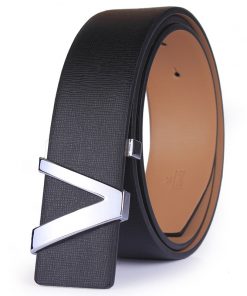 Belt 2016 Hot sale Fashion Cowhide Leather men belt Designer Luxury Famous Brand High quality buckle men Belts for business men 1