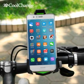 Coolchange Universal Bike Phone Mount Adjustable Holder GPS 360 Rotating Samsung HTC Sony Cellphone Cycling Bicycle Accessories 4
