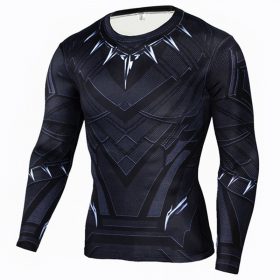 Hot Sale Fitness MMA Compression Shirt Men Anime Bodybuilding Long Sleeve Crossfit 3D Superman Punisher T Shirt Tops Tees 5