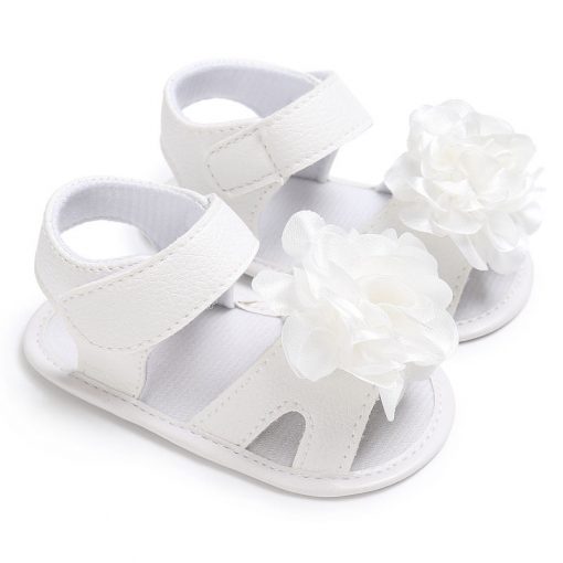 New flower style pu leather Baby moccasins child Summer girls fashion sandals Sneakers baby shoes 0-18 M baby sandals 3