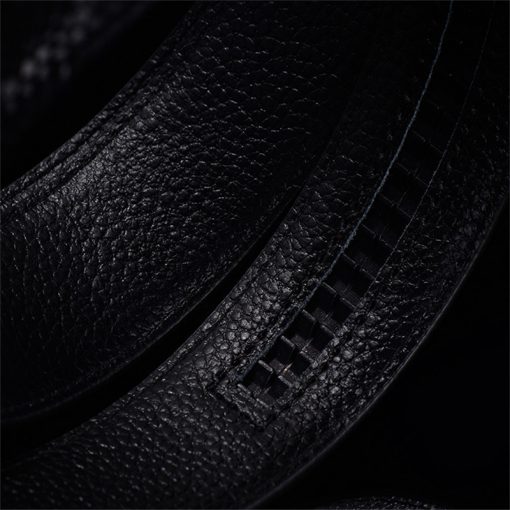 Men Belts Snake Skin Lines Luxury Famous Brand Designer High Quality Genuine Leather Straps Automatic Buckle Belt Ceinture Homme 5