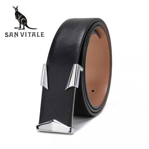 Belts Mens Belt Cowskin Strap Cowboy Genuine Leather Cowskin Man Black Stretch Buckles For Dress Luxury Brand Ratchet Reversible
