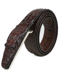 Crocodile Belts for Men Cowhide Genuine Leather Luxury Brand Strap Male Buckle Belt Fancy Vintage for Jeans Cintos Dropshipping 1