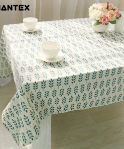 GIANTEX Korean Flower Pattern Decorative Table Cloth Cotton Linen Tablecloth Dining Table Cover For Kitchen Home Decor U1010