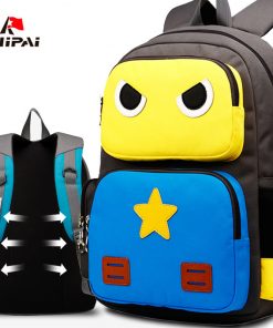 RUIPAI Nylon Children School Bags Cartoon Robots Orthopedic Kindergarten Girls Kids Baby Children Backpacks Primary Schoolbags 1