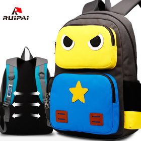 RUIPAI Nylon Children School Bags Cartoon Robots Orthopedic Kindergarten Girls Kids Baby Children Backpacks Primary Schoolbags 1
