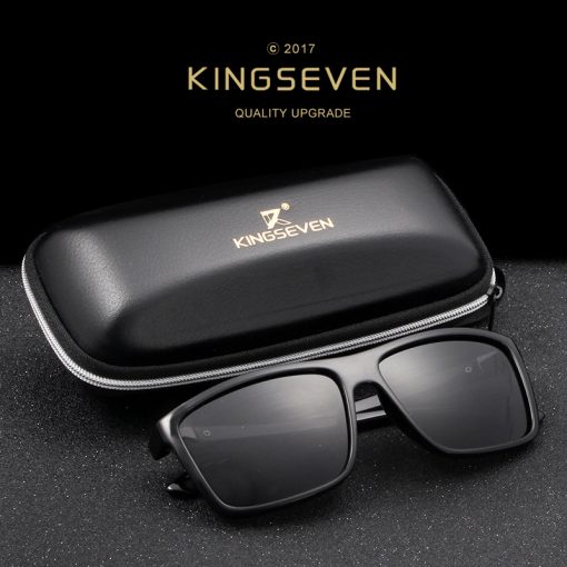 KINGSEVEN Brand Vintage Style Sunglasses Men UV400 Classic Male Square Glasses Driving Travel Eyewear Unisex Gafas Oculos S730 3