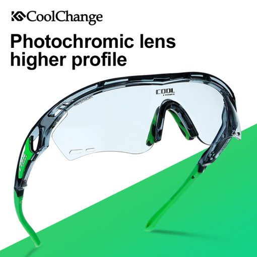 CoolChange Photochromic Polarized Cycling Glasses Bike Eyewear Sports Sunglasses MTB Bicycle Goggles Riding Fishing Myopia Frame 3