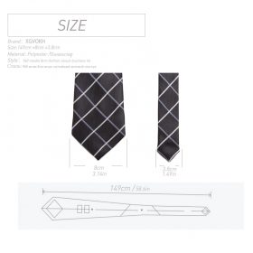 20 style Formal ties business vestidos wedding Classic Men's tie stripe grid 8cm corbatas dress Fashion Accessories men necktie  1