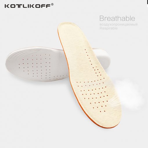 KOTLIKOFF Sport Height Increase Insole Men and Women School Insoles Shock Absorbing Insoles EVA Silicone Shoe Insole Heel Spur 5