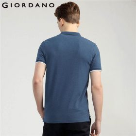 Giordano Men Polo Lion Embroidery Pattern Polo Short Sleeves Flat Collar Homme Polo Shirt Brand Fashion New Arrival 1