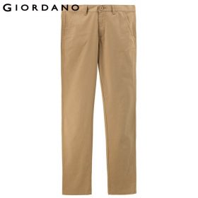 Giordano Men Pants Men Khaki Pantalon Homme Slim Pants Men Quality Trousers Men Cotton Business Casual Modern Pantalones Hombre 5