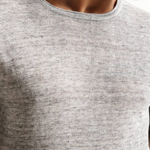 SIMWOOD Brand New Summer Short Sleeve T shirts Men 2018 100% Pure Linen  Fashion Tees Plus Size  O neck  Clothing  TD1171 1