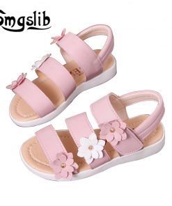 Girls shoes sandals kids leather shoes children floral calceus big flower baby Girls Flat pricness beach Shoes kids Casual shoes 1
