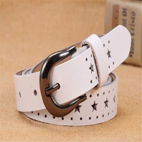 2017 New Fashion Genuine leather belts women fashion Cow skin leather woman Top quality straps female for jeans free shipping 4