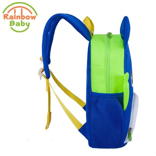 Rainbow Baby Donkey Kids Babys Bag With Anti-lost Rope Urltra-Light Wearable Waterproof Child's Backpack Boys Girls School Bag 2