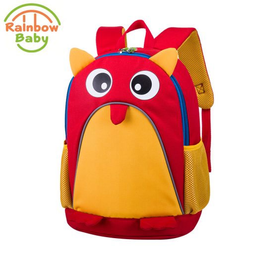 Rainbow Baby Adorkable owl Kids Snack toys Backpack Wearable Breathable Ultra-Light Waterproof Child's School Bags Backpacks 4