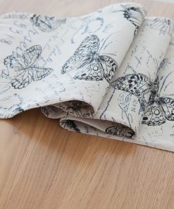 GIANTEX Pastoral Style Butterfly Design Cotton Linen Table Runner Home Decor U1126 1