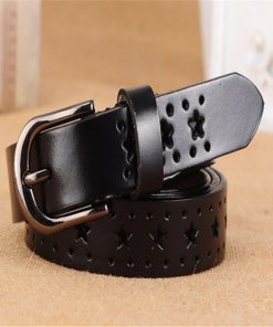 2017 New Fashion Genuine leather belts women fashion Cow skin leather woman Top quality straps female for jeans free shipping 1