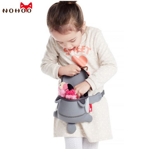 Nohoo 3D Waterproof Cartoon Kids Baby Bags Cute Animals Waist Bags for Toddler Casual Bags for Kidergarten Girls Boys           5
