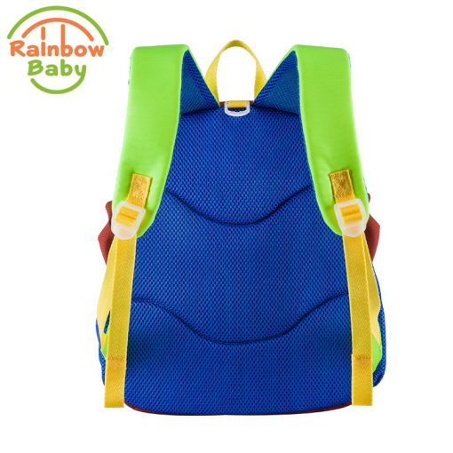 Rainbow Baby Donkey Kids Babys Bag With Anti-lost Rope Urltra-Light Wearable Waterproof Child's Backpack Boys Girls School Bag 1