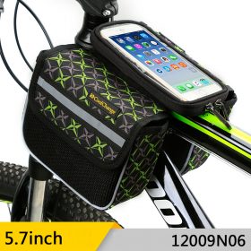 CoolChange High Quality Cycling Bike Front Frame Bag Tube Pannier Double Pouch for Cellphone Bicycle Accessories Riding Bag 4
