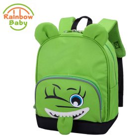 Rainbow Baby Funny Face Boys Girls School Backpack kids baby bag Wearable Breathab Ultra-Light Waterproof Child's Backpack  3