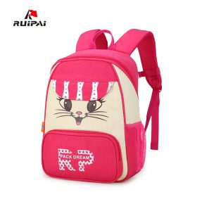 RUIPAI 2017 Canvas Backpack For Teenage Girls School Bags Boys Rucksack Back Pack Canvas Cartoon Printing Backpack For Children 1