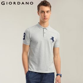 Giordano Men Polo Shirt Men Napoleon Embroidery Polo Homme Pattern Polo Camisa Shirt Masculina New Arrival Polo Shirts Male