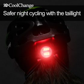 CoolChange Cycling Helmet With Light Windproof Glasses Bike Helmet MTB Insect Net Integrally Molded Men Women Bicycle Helmet 3