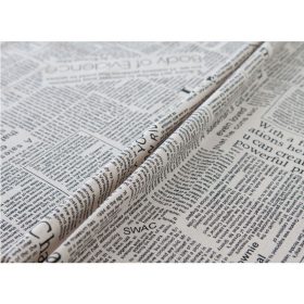 GIANTEX Retro Newspapers Pattern Decorative Table Cloth Cotton Linen Tablecloth Dining Table Cover For Kitchen Home Decor U1001 4