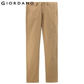 Giordano Men Pants Men Khaki Pantalon Homme Slim Pants Men Quality Trousers Men Cotton Business Casual Modern Pantalones Hombre 1