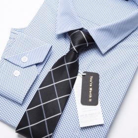 20 style Formal ties business vestidos wedding Classic Men's tie stripe grid 8cm corbatas dress Fashion Accessories men necktie  2